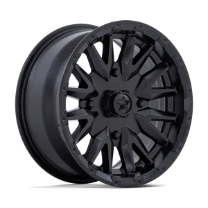 MSA Offroad Wheels – M49 CREED – Black – 24″x7″ 0mm – All weather Wheels – MA049MX24704800